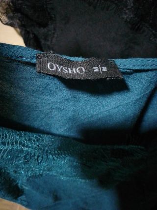 2 Camisetas tirantes encaje Oysho