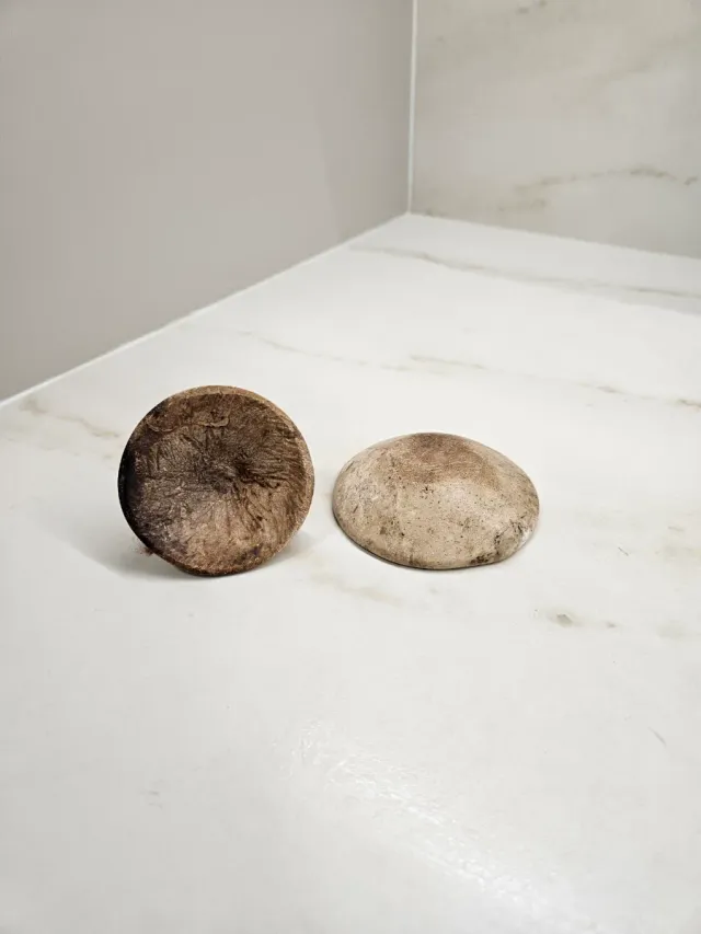 Salero artesanal de barro, nunca usado