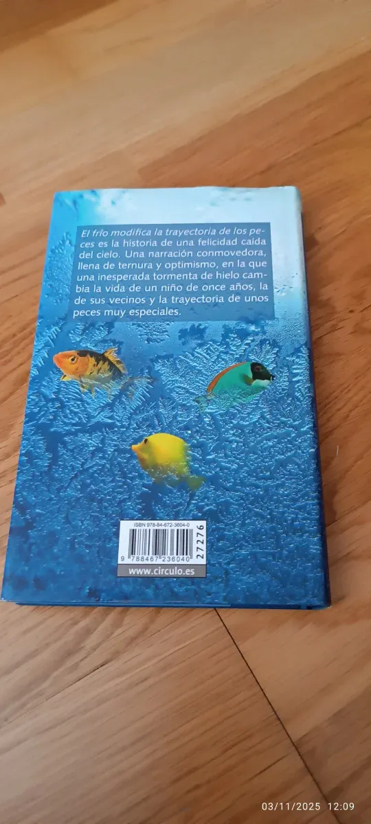 El frío modifica la trayectoria de los peces