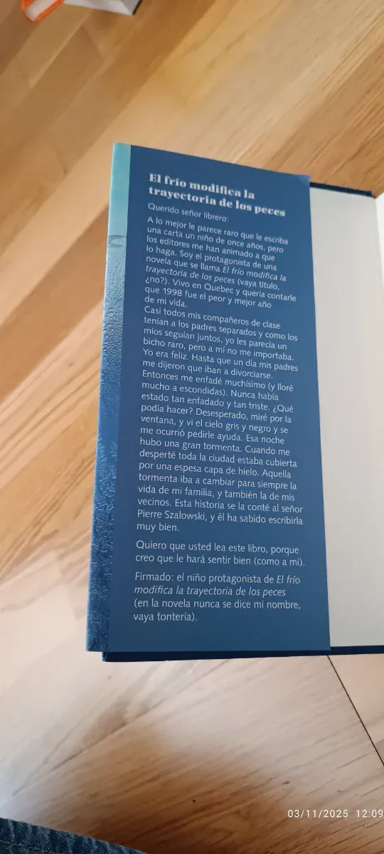El frío modifica la trayectoria de los peces