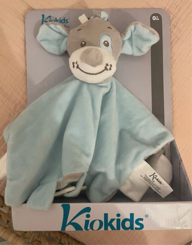 Doudou Kiokids azul bebé