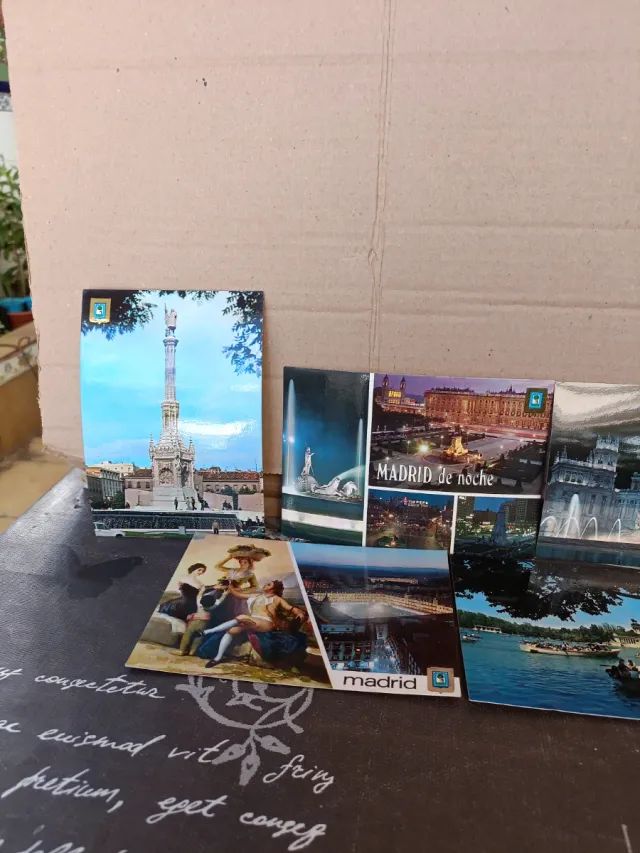 24x Cartoline antiche di Madrid degli anni 60-70-80