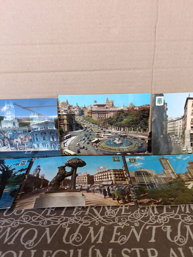24x Cartoline antiche di Madrid degli anni 60-70-80