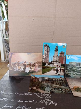 24x Madrid Postales Antiguas Años 60-70-80
