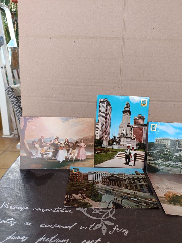 24x Cartoline antiche di Madrid degli anni 60-70-80