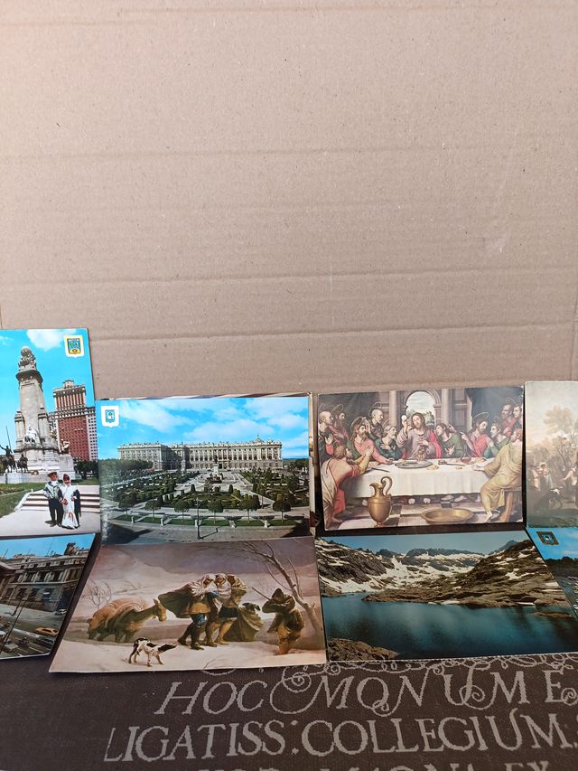 24x Cartoline antiche di Madrid degli anni 60-70-80