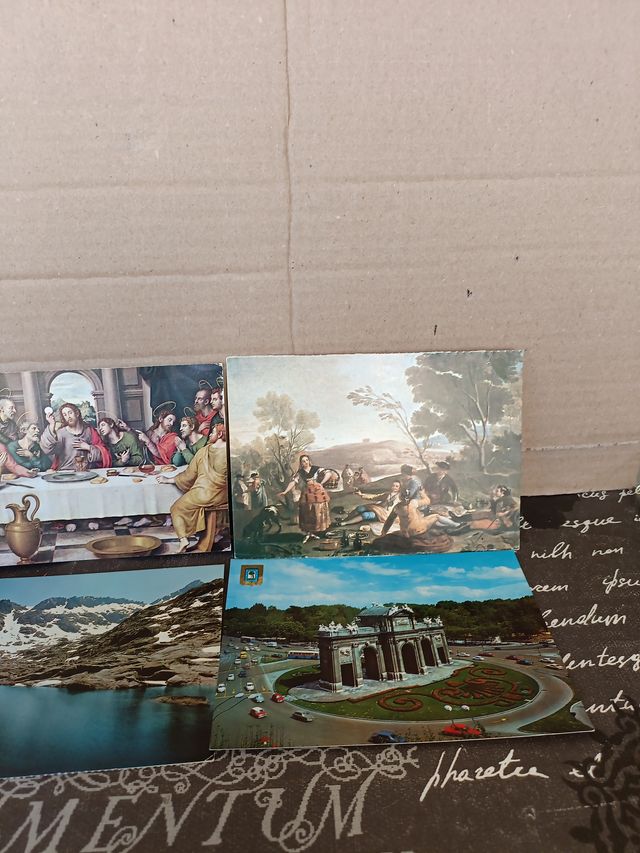 24x Cartoline antiche di Madrid degli anni 60-70-80