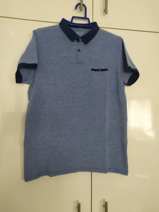 Lote 2 polos algodón marrones talla 4XL