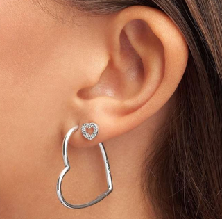 Pendientes Corazón Loved Plata