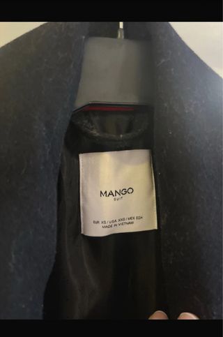 Cappotto lana nero doppio petto