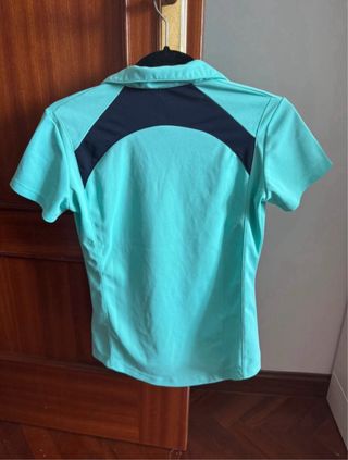 Polo equitación azul turquesa, 14 años
