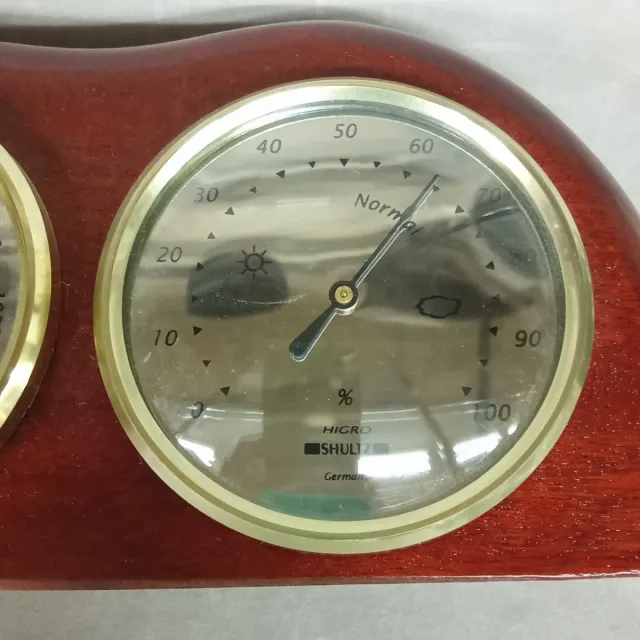 Termómetro, Barómetro y Higrómetro de Madera