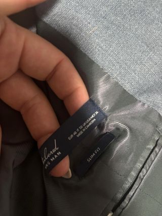 Traje 3 piezas MANGO Tailored Talla S Gris