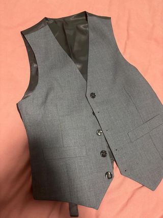 Traje 3 piezas MANGO Tailored Talla S Gris