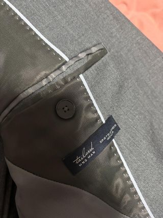 Traje 3 piezas MANGO Tailored Talla S Gris