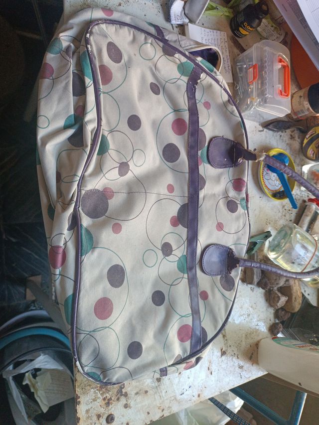 Bolsa de deporte Reebok floral rosa