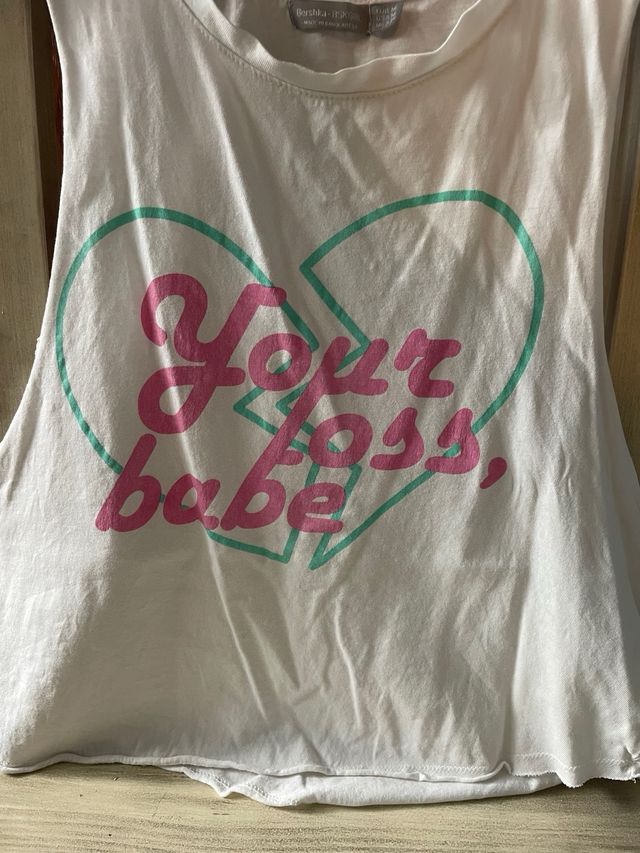 Camiseta Bershka sin mangas