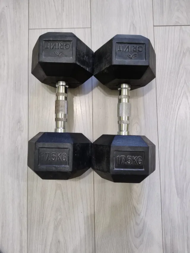Mancuernas Crivit 17.5 kg (par)
