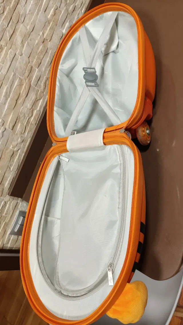 Maleta Infantil Ruedas Boppi Naranja tigre