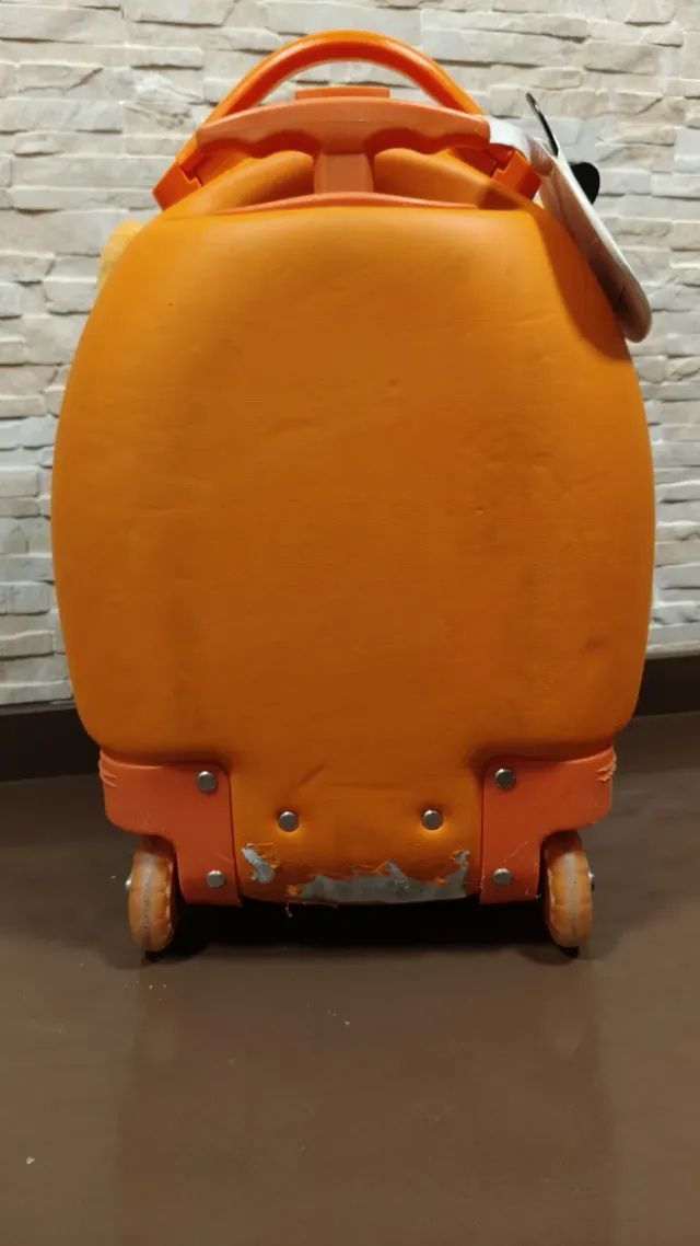 Maleta Infantil Ruedas Boppi Naranja tigre