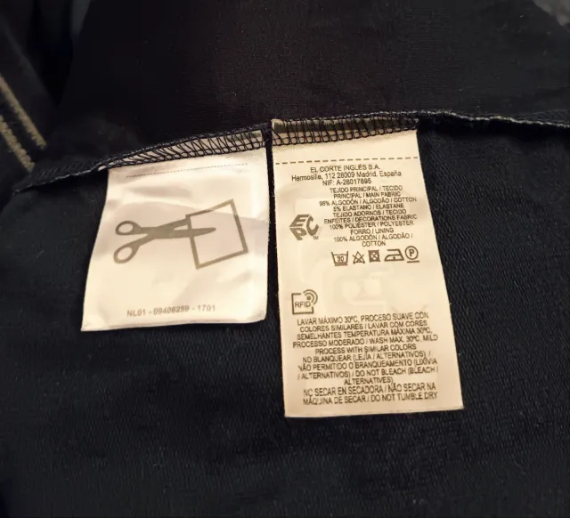 Emidio Tucci Cárdigan Azul Marino Talla M