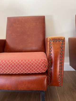 sillón Vintage de cuero