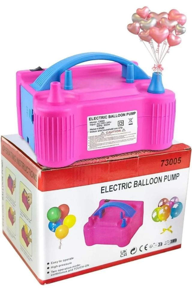 Hinchador Eléctrico Globos Doble Boquilla
