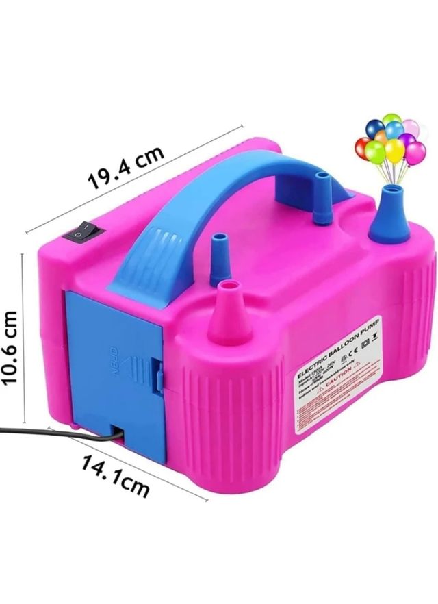 Hinchador Eléctrico Globos Doble Boquilla