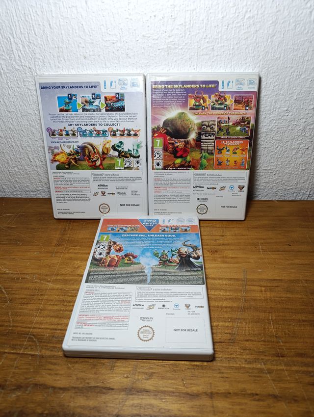 Pack Juegos Skylanders para Wii