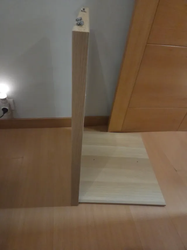 Divisor armario ikea KOMPLEMENT roble blanco