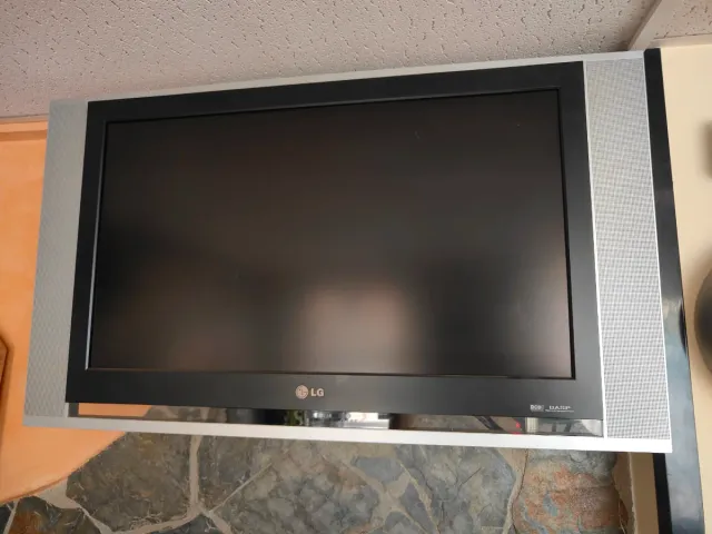 Pantalla LG Negra y Plateada