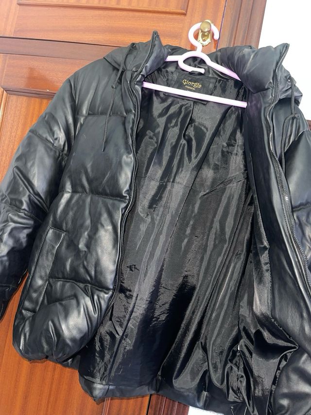 Cappotto trapuntato nero Giorgio