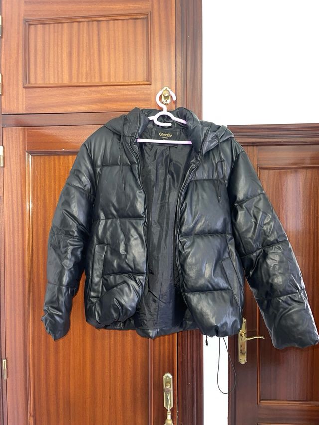 Cappotto trapuntato nero Giorgio