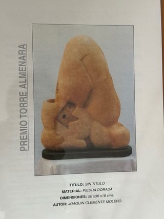 Escultura “Maternidad” D. Joaquín Clemente Molero