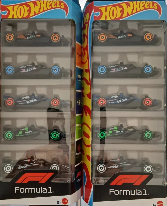 Hot Wheels F1 Pack 5 Coches