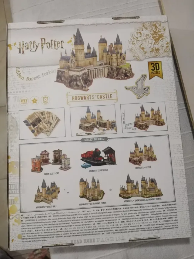 Puzzle 3D Harry Potter, Castillo de Hogwarts