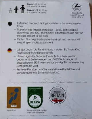 Silla de coche Britax Römer Max-Way Plus