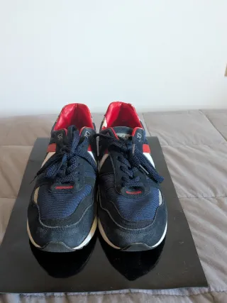 Zapatillas El Ganso Azul y Rojo