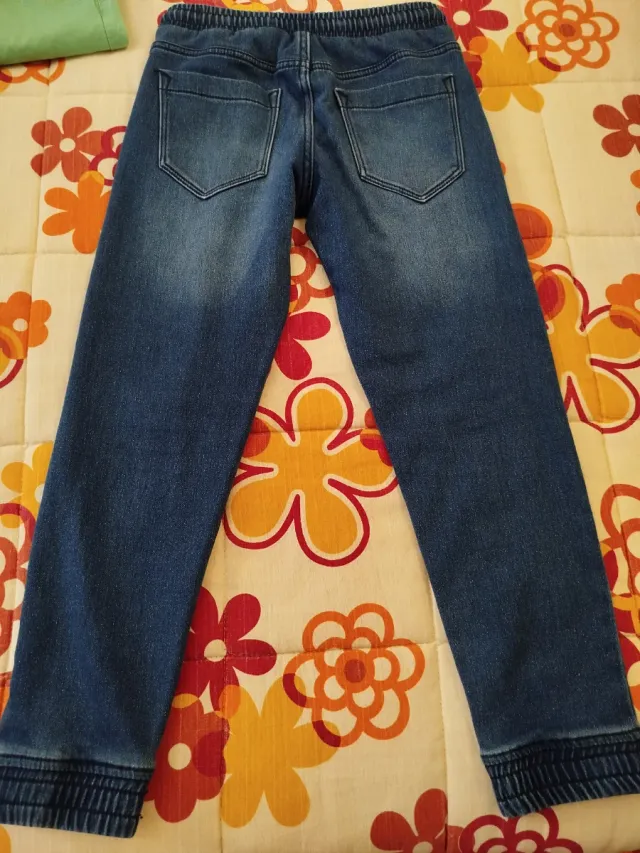 Pantalón vaquero invierno interior algodón 10-11