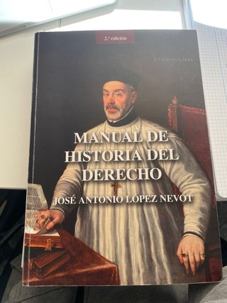 Manual de Historia del Derecho