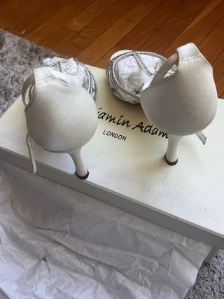 Zapatos de fiesta Benjamin Adams plateados