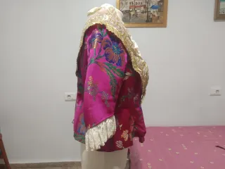 Traje Fallera Adulta, manteletas y aderezo
