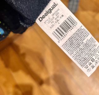 Abito Desigual Taglia S Nero Multicolore