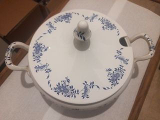 Zuppiera in porcellana Laveno Diamond Stone