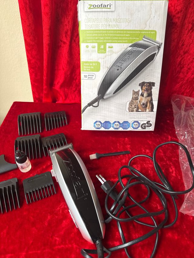Corta pelo mascotas Zoofari 36V