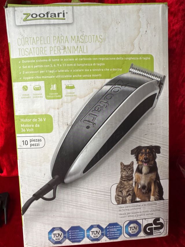 Corta pelo mascotas Zoofari 36V