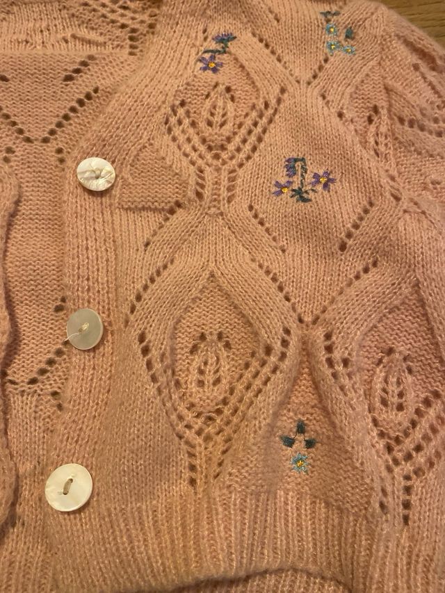 Cardigan Rosa