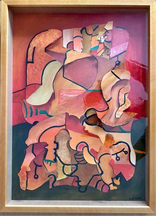 Pintura 3D Abstracta Joaquín Clemente Molero.