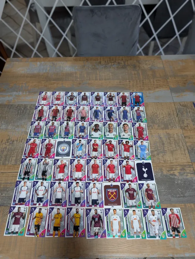 Lote Cartas Topps Premier League 2026