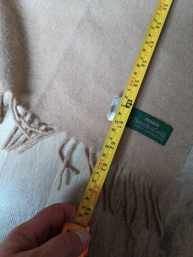 Sciarpa lana Brooksfield beige